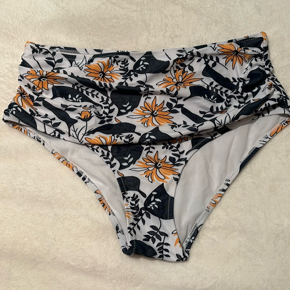 High Waisted Swim Bottoms Size XL